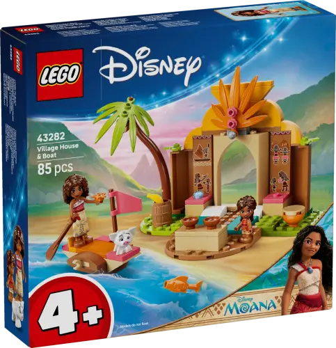 LEGO® Disney Moana Village House & Boat Building Toy 43282 -  - Fagan Toys