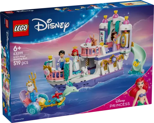 LEGO® Disney Princess Ariel’s Royal Wedding Boat 43299 -  - Fagan Toys