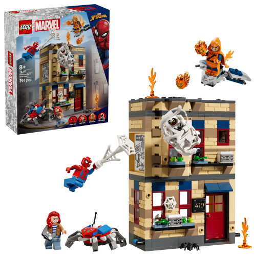 LEGO Marvel Peter Parker’s Apartment Super Hero Battle Building Toy 76317