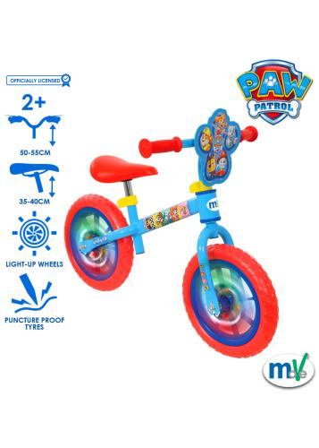 Paw Patrol 12" Balance Bike With Light Up Wheels -  - Fagan Toys