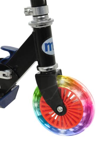 Spiderman Kids Folding Inline Scooter With Motion-Activated Light-Up LED Wheels -  - Fagan Toys