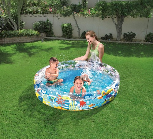Bestway 3 Ring Inflatable Paddling Pool - 60 x 12Inch