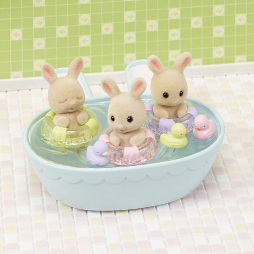 Sylvanian Families Baby Triplets Bathtime Set