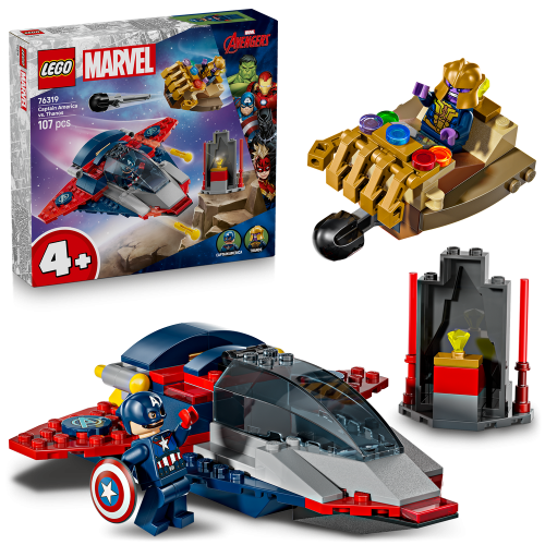 LEGO Marvel Captain America vs. Thanos with 2 Minifigures 76319