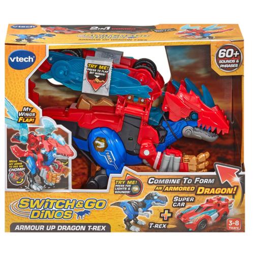 VTech Switch & Go Dinos Armour Up T-Rex Dragon