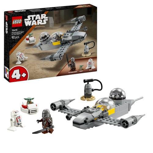 LEGO Star Wars Mando and Grogu’s N-1 Starfighter Building Toy 75410