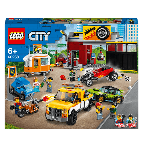 LEGO City Nitro Wheels Tuning Workshop Building Set 60258