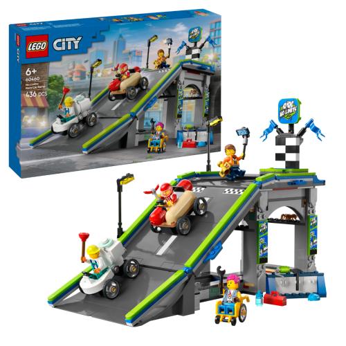 LEGO City No Limits: Race Car Ramp Track Toy Soapbox-Racing Set 60460
