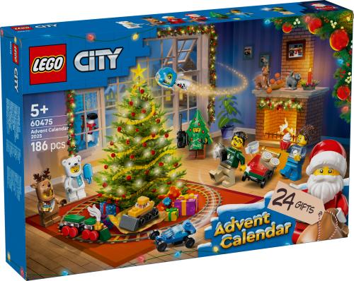 LEGO City Advent Calendar 2025, Christmas Gift for Ages 5 and over 60475