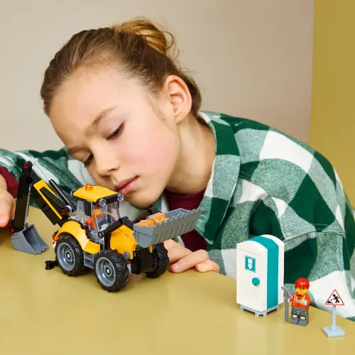 LEGO® City Yellow Backhoe Loader - Construction Toy 60480 -  - Fagan Toys