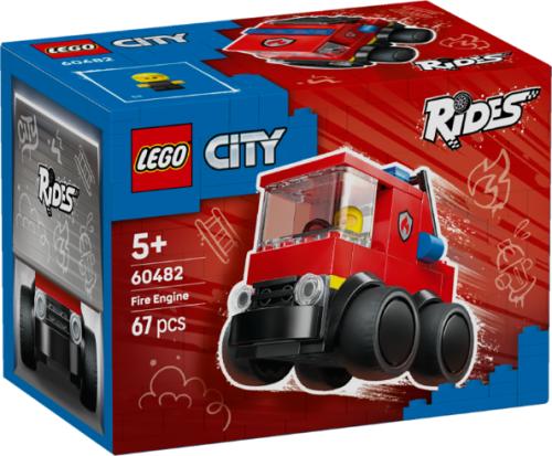 LEGO City Rides \u2013 Fire Truck Toy Building Set 60482