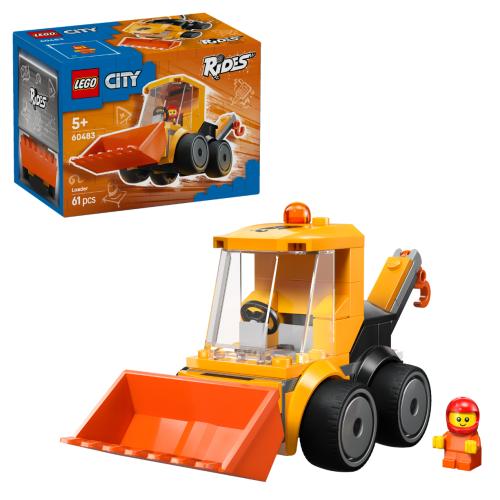 LEGO City Rides – Construction Loader Toy Building Set 60483