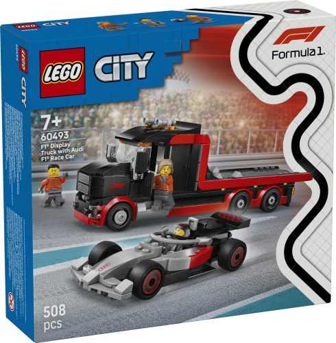 LEGO® City F1® Display Truck with Audi F1® Race Car Toy 60493 - Lego - Fagan Toys