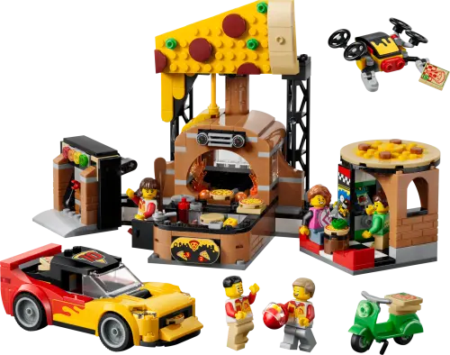 LEGO® City Pizza Delivery Experience with Vehicles - 60496 -  - Fagan Toys