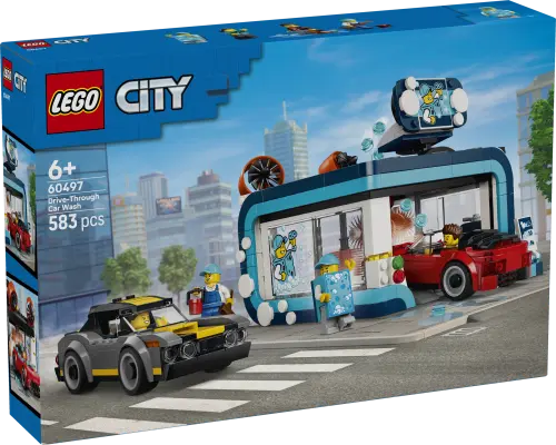 LEGO® City Drive-Through Car Wash - Building Kit 60497 -  - Fagan Toys