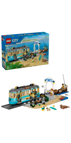 LEGO® City Classic Beach Streetcar - Train Toys 60506