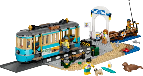 LEGO® City Classic Beach Streetcar - Train Toys 60506 -  - Fagan Toys
