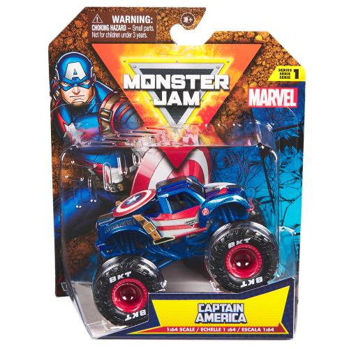 Monster Jam 1:64 Scale Marvel Die-Cast Truck Series