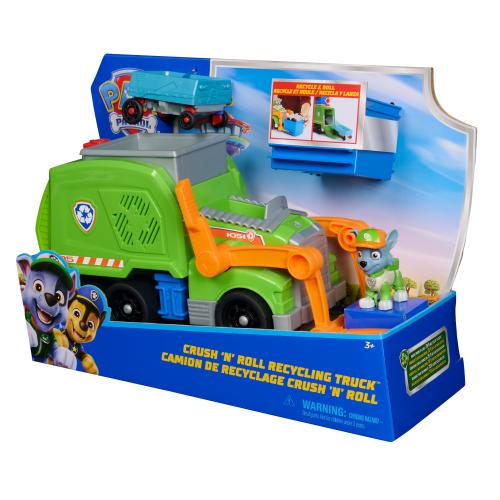 PAW Patrol Rocky\u2019s Crush \u2019N\u2019 Roll Recycling Lorry