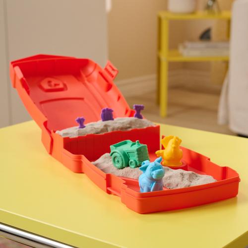 Kinetic Sand Sandy Farm Playset with Animal Molds