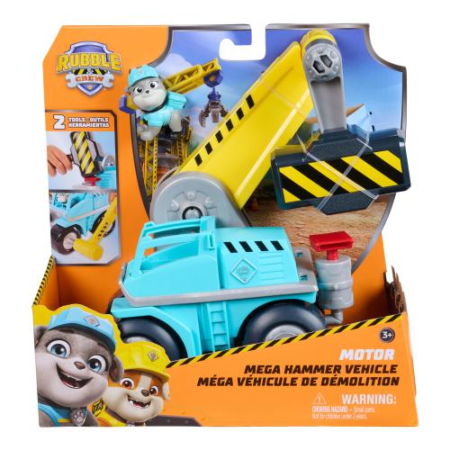 Rubble & Crew Motor's Mega Hammer Vehicle - Spinmaster - Fagan Toys
