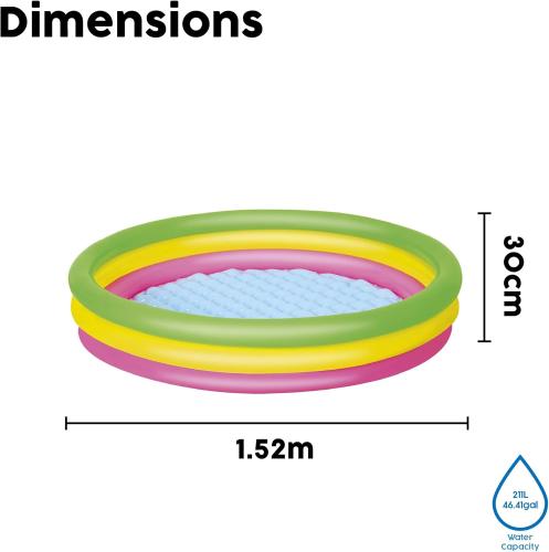 Bestway 60" x 12" Summer Paddling Pool -  - Fagan Toys