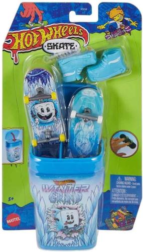 Hot Wheels Skate 2 Pack Finger Skateboard and Box Set