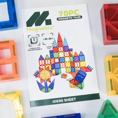 Magnetic Tiles - 70 Piece Play Set -  - Fagan Toys
