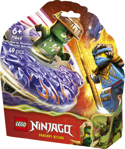 LEGO NINJAGO Nya vs. Mutation Monster Spinner Toy 71849