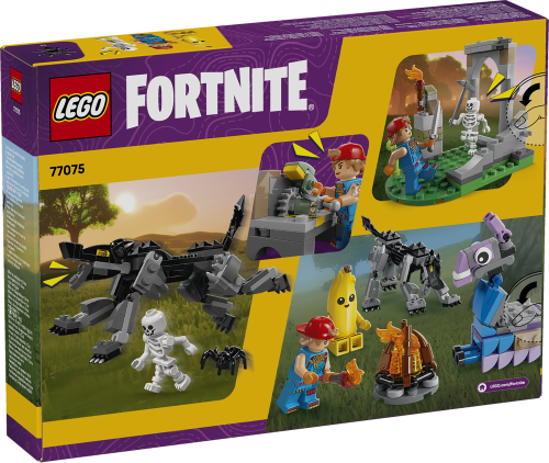 LEGO Fortnite Peely & Sparkplug\u2019s Camp Video Game Building Set 77075