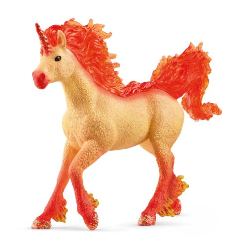Schleich Bayala Elementa Fire Unicorn Stallion 70756