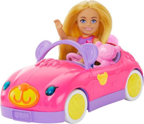 Barbie Chelsea Vehicle Set With Blonde Small Doll