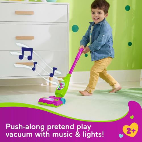 Fisher-Price Barney's World Clean Up Vacuum Electronic Toddler Toy