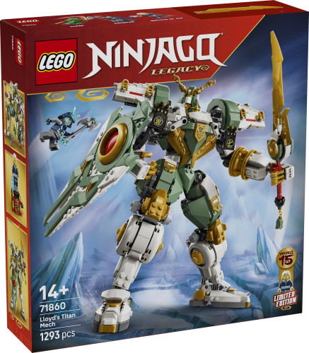 LEGO® NINJAGO® Lloyd’s Titan Mech 15th Anniversary Toy 71860 - Lego - Fagan Toys