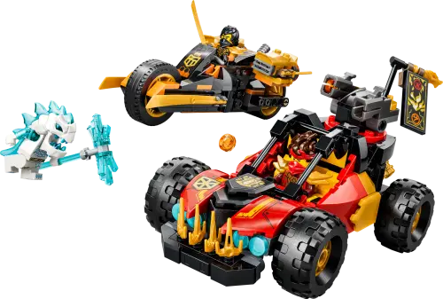 LEGO NINJAGO Kai and Cole\u2019s Combiner Vehicles Toy 71864