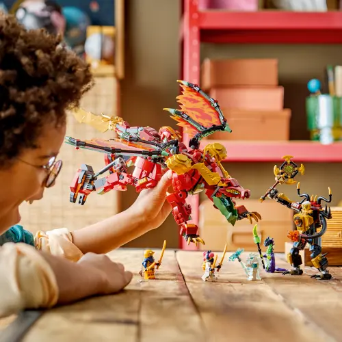 LEGO NINJAGO Wyldfyre's Transforming Dragon Mech 71868