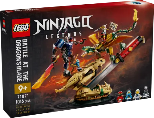 LEGO® NINJAGO® Battle at the Dragon’s Blade Display 71871 -  - Fagan Toys