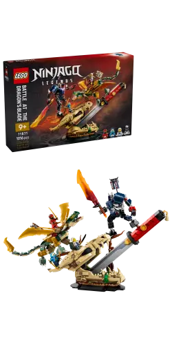 LEGO® NINJAGO® Battle at the Dragon’s Blade Display 71871