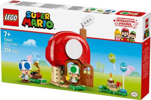 LEGO  Super Mario  Party at Toad’s House Toy for Boys, Girls and Any Fans 72041