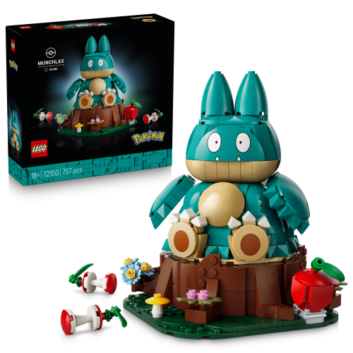 LEGO® Pokémon™ Munchlax Figure Decor Building Set 72150