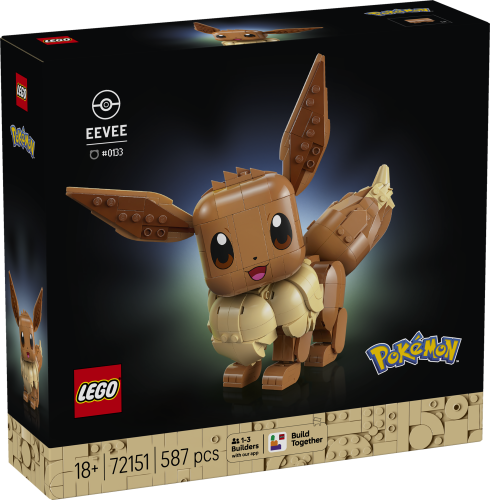LEGO Pokémon Eevee Model Building Kit Gamer Merch 72151 -  - Fagan Toys