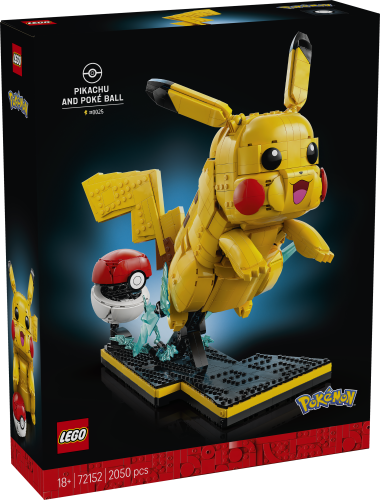 LEGO Pokémon Pikachu and Poké Ball Building Kit 72152 -  - Fagan Toys