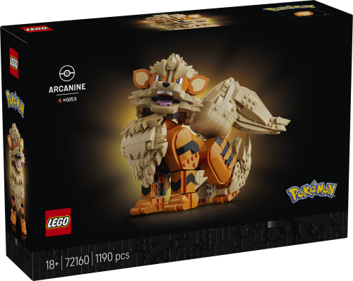 LEGO® Pokémon™ Arcanine Pokémon Figure Building Set 72160 -  - Fagan Toys