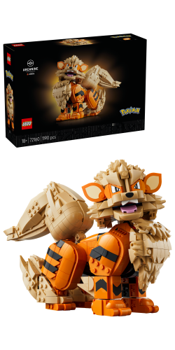LEGO® Pokémon™ Arcanine Pokémon Figure Building Set 72160