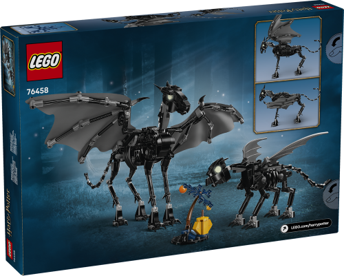 LEGO Harry Potter Thestral Family, Mythical Creature Toy Figures 76458