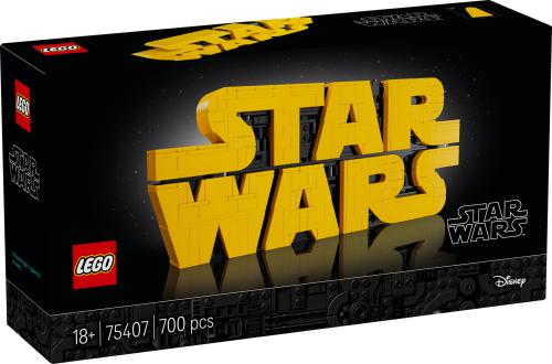 LEGO Star Wars Brick-Built Star Wars Logo Sign 75407