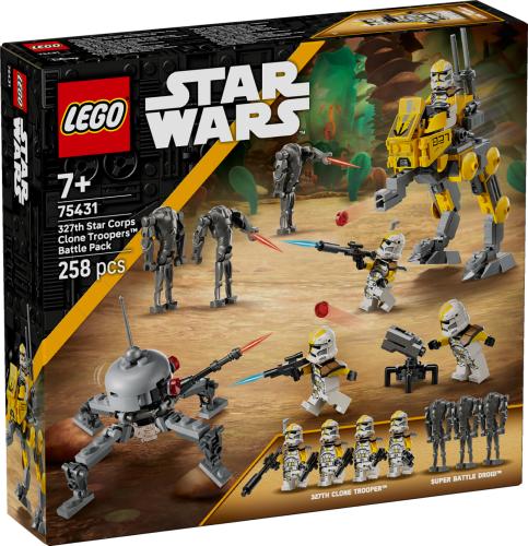 LEGO Star Wars 327th Star Corps Clone Troopers Battle Pack, Gift Set 75431