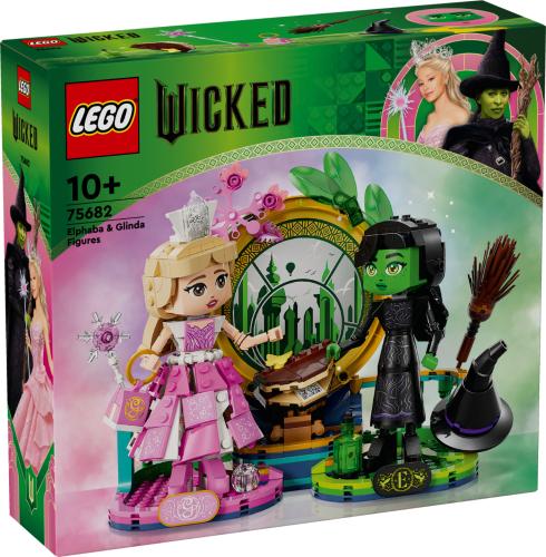 LEGO Wicked Elphaba & Glinda Figures Fantasy Toy Construction Playset 75682