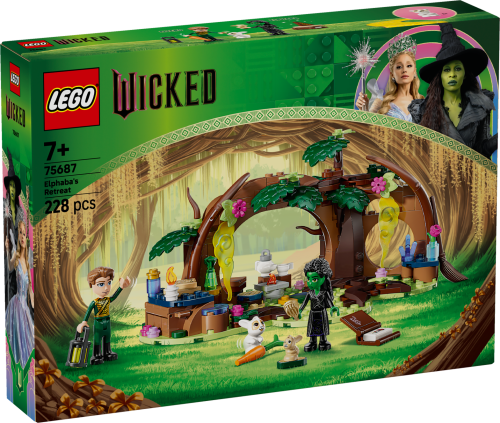 LEGO® Wicked Elphaba’s Retreat Creative Forest Building Toy for Kids 75687