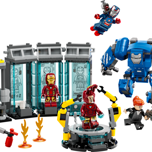 LEGO Marvel Iron Man’s Laboratory: Hall of Armor with Minifigures 76315 - Lego - Fagan Toys